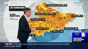 Météo Côte d’Azur: une journée pluvieuse marquée par le retour de la neige en altitude, jusqu'à 8°C à Grasse