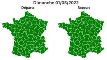 Bison Futé du dimanche 1er mai