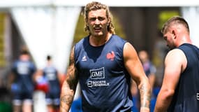 Bastien Chalureau avec le XV de France en juillet 2023