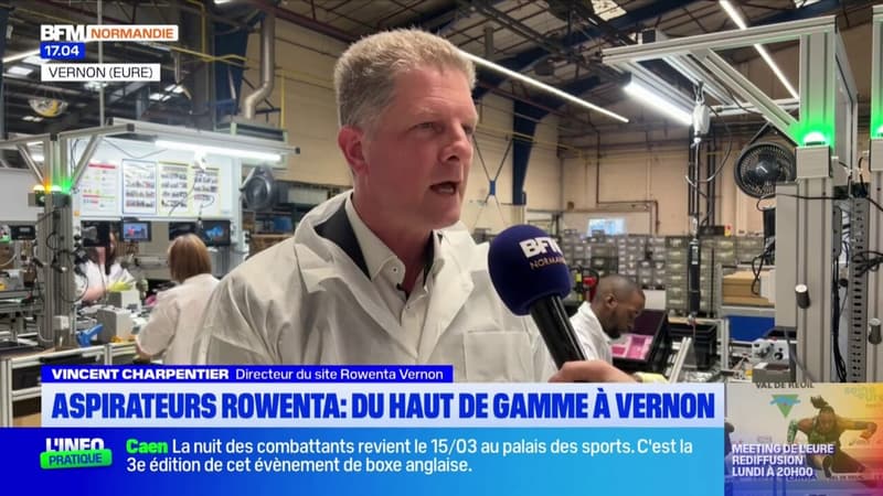 Vernon: la marque d'aspirateurs Rowenta table sur le Made in Normandie