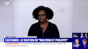 "Emmanuel Macron et Edouard Philippe ont évidemment apporté leur soutien à Christophe Castaner", déclare Sibeth Ndiaye