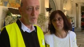 Ennrick et Christel dans la mairie de Montluçon. 