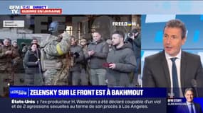 À Bakhmout, Zelensky remet des décorations aux soldats sur le front