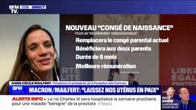"Les enfants ne sont pas des armes": Anne-Cécile Mailfert (présidente de la Fondation des Femmes) réagit au "réarmement démographique" qu'a appelé de ses vœux Emmanuel Macron