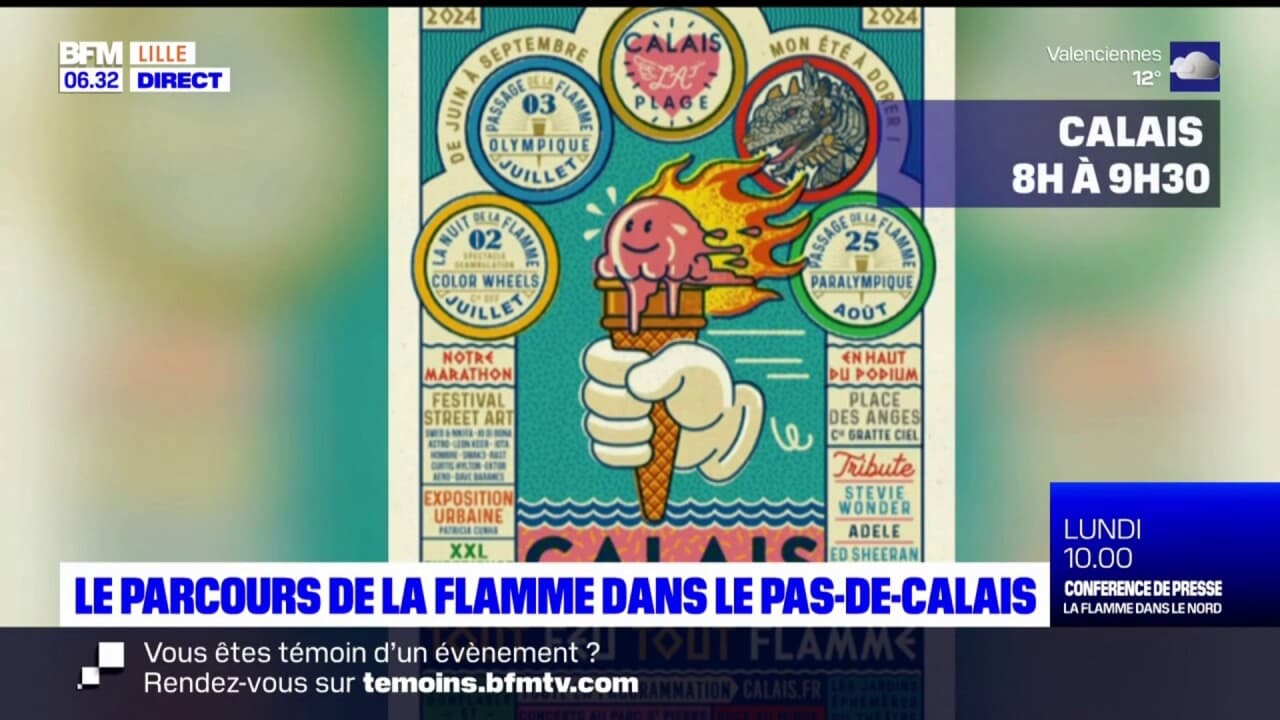 Jo 2024 Le Parcours De La Flamme Olympique Dans Le Pas De Calais 5758