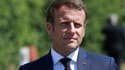 Le président Emmanuel Macron, le 26 mai 2020 à Etaples, près du Touquet