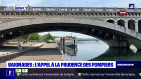 Baignades interdites dans le Rhône et dans la Saône: l'appel à la prudence des pompiers