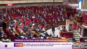 Sondage Le Pen élue: le RN veut surfer sur sa popularité 