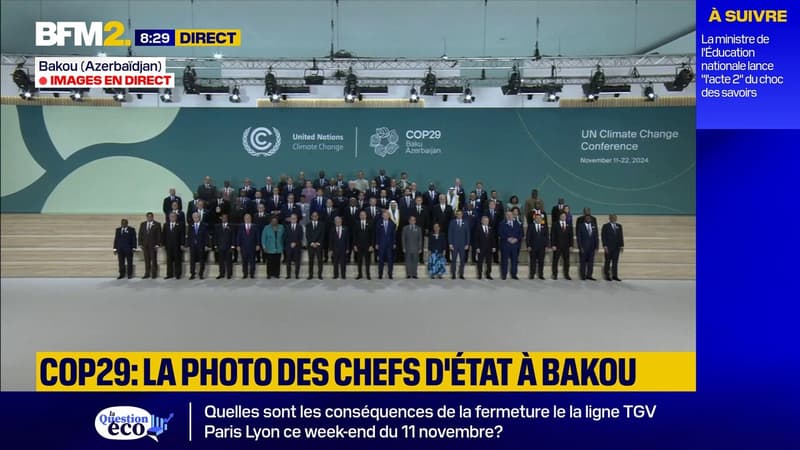 Plus de 70 chefs d'État réunis à Bakou pour la COP29 sur le climat