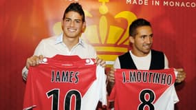 James Rodriguez et Joao Moutinho