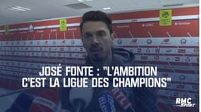 Lille - "L'ambition c'est la Ligue des champions" confirme José Fonte 