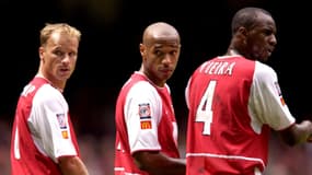 Dennis Bergkamp, Thierry Henry et Patrick Vieira