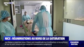 Covid-19: des réanimations au bord de la saturation à Nice