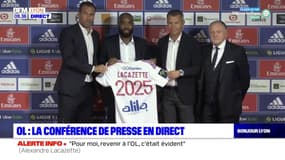 Alexandre Lacazette: "Il y a un ADN OL, je suis de retour"