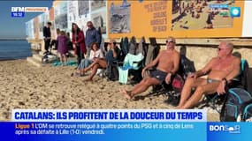 Catalans en décembre : les Marseillais profitent de la douceur du temps. 