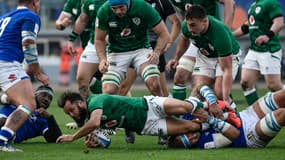 Les Irlandais ont inscrits six essais face à l'Irlande ce samedi