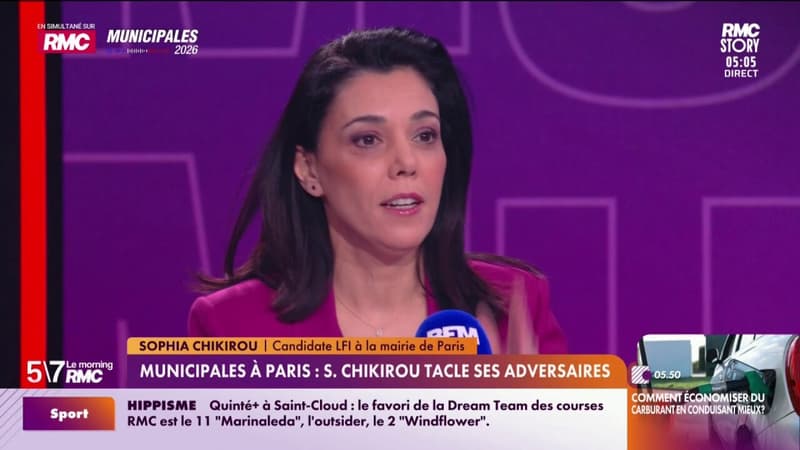 Municipales à Paris : Sophia Chikirou tacle ses adversaires