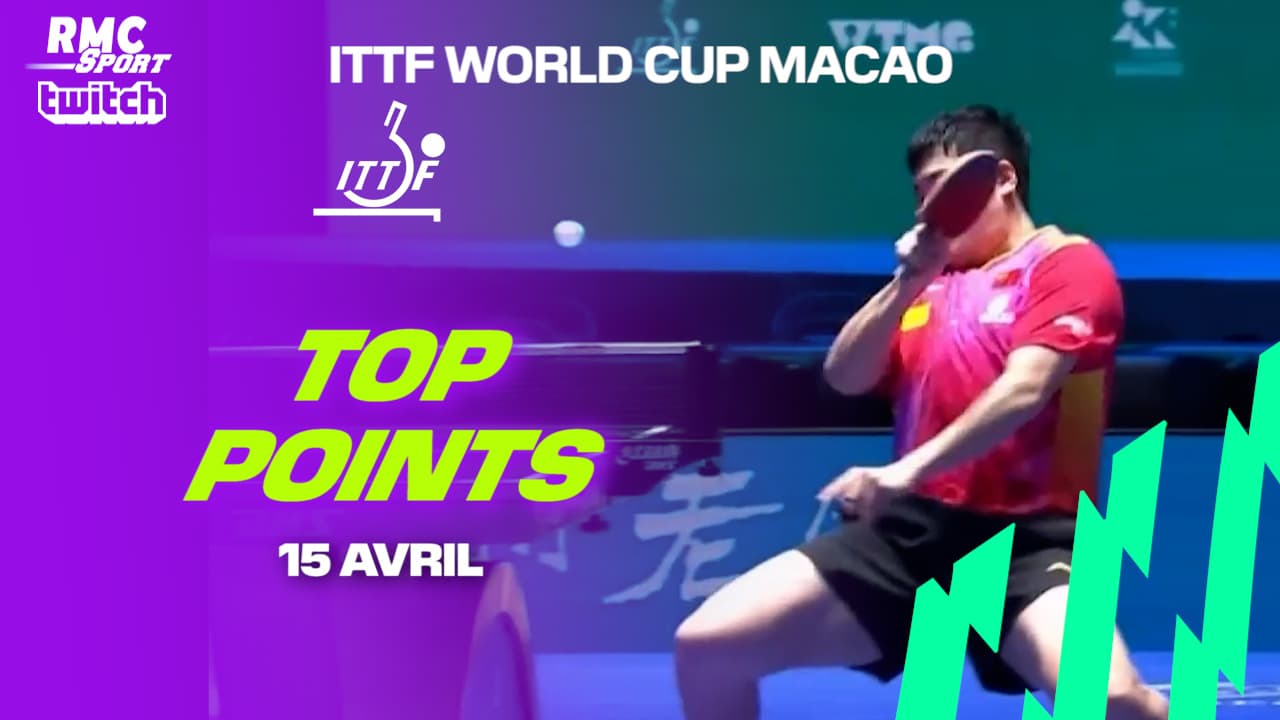 ITTF World Cup Macao Le top points du 15 avril