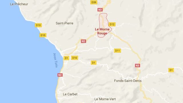 La Morne-Rouge est située à 30 km au nord de Fort-de-France