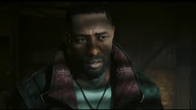 Idris Elba dans le jeu vidéo "Cyberpunk 2077: Phantom Liberty"