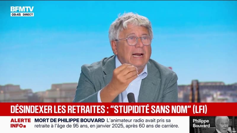 Désindexation des retraites: "C'est une mesure d'une stupidité rare", assure Éric Coquerel, député LFI