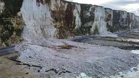 Un pan de falaise s'est effondré dans la nuit du samedi 20 au dimanche 21 au Tréport.