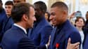 Emmanuel Macron et Kylian Mbappé à l'Elysée le 4 juin 2019.