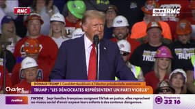 Donald Trump dénonce le défilé de stars autour de Kamala Harris