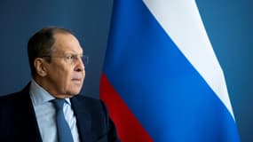 Le chef de la diplomatie russe Serguei Lavrov à Genève, le 21 janvier 2022