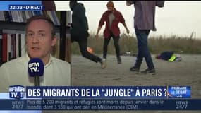 Jungle de Calais: "Il y a une corrélation entre le démantèlement du bidonville et la présence de migrants à Paris", Florian Borg