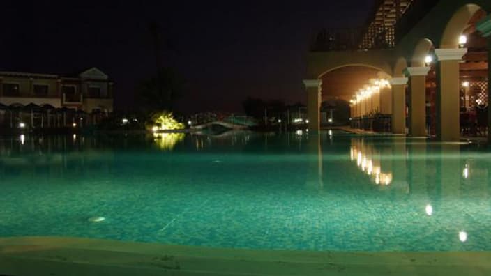 Vue intérieure de l'hôtel cinq-étoiles Lindos Imperial, dans l'île grecque de Rhodes, ici le 10 septembre 2011.