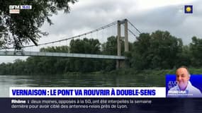 Vernaison : le pont va rouvrir à double-sens