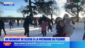 Beaujolais: un moment de glisse à la patinoire de Fleurie