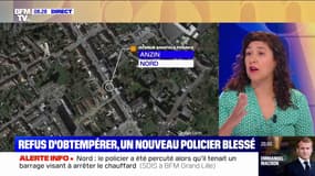 Un policier grièvement blessé dans le Nord après avoir été percuté lors d'un refus d'obtempérer lundi soir