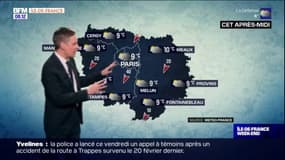 Météo Paris-Île-de-France: une journée nuageuse ce samedi, 9°C à Paris dans l'après-midi