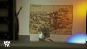 Léonard de Vinci peignait aussi bien de la main droite que de la main gauche