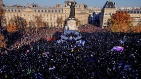 Place de la République, samedi 28 novembre 2020.