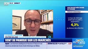 Wilfrid Galand (Montpensier Finance) : Vent de panique sur les marchés - 06/08