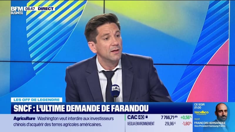 Les off de Legendre : SNCF, l'ultime demande de Farandou - 0*9/07