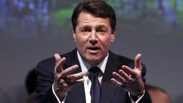 Christian Estrosi le 29 février pendant un meeting de campagne à Nice.