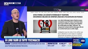 À lire sur le site Tech&Co : Sites porno, les géants Pornhub et YouPorn désormais obligés de vérifier l'âge des utilisateurs en France, par Pierre Berge-Cia - 06/03
