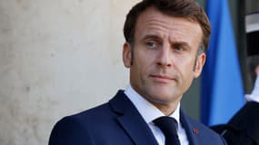 Emmanuel Macron à l'Élysée le 26 octobre 2022