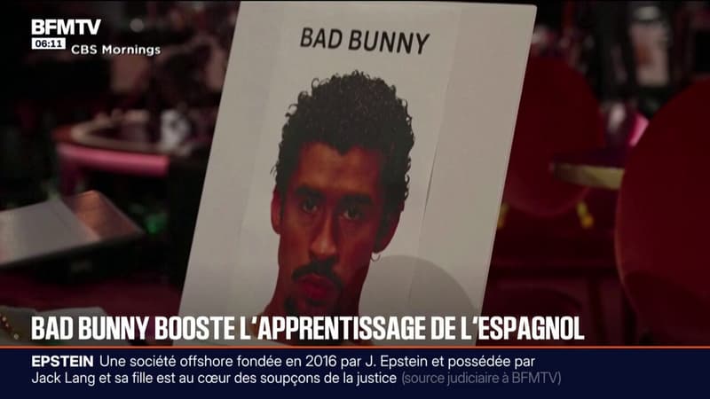 Comment le chanteur portoricain Bad Bunny booste l'apprentissage de l'espagnol, notamment dans les collèges et les lycées