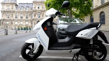 Le scooter électrique du service Cityscoot (image d'illustration)