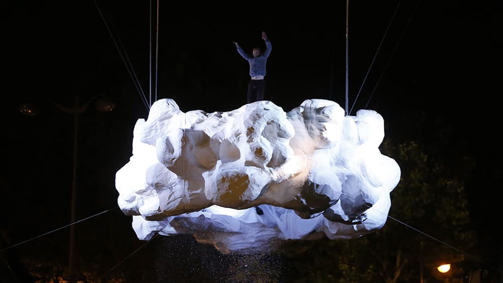 Installation de Stephane Rocordel.
