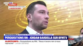 "Nous n'avons strictement rien à nous reprocher", soutient Jordan Bardella après la perquisition au siège du RN