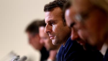 Emmanuel Macron à Epernay le 14 novembre dernier.