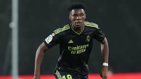 Aurélien Tchouaméni avec le Real Madrid face au Rayo Vallecano, le 7 novembre 2022