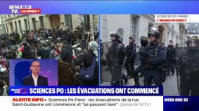 Sciences Po Paris: l'évacuation a commencé et se poursuit dans le calme 