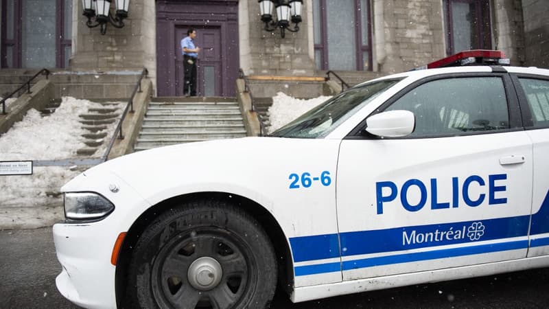 Une voiture de la police de Montréal le 22 mars 2019.